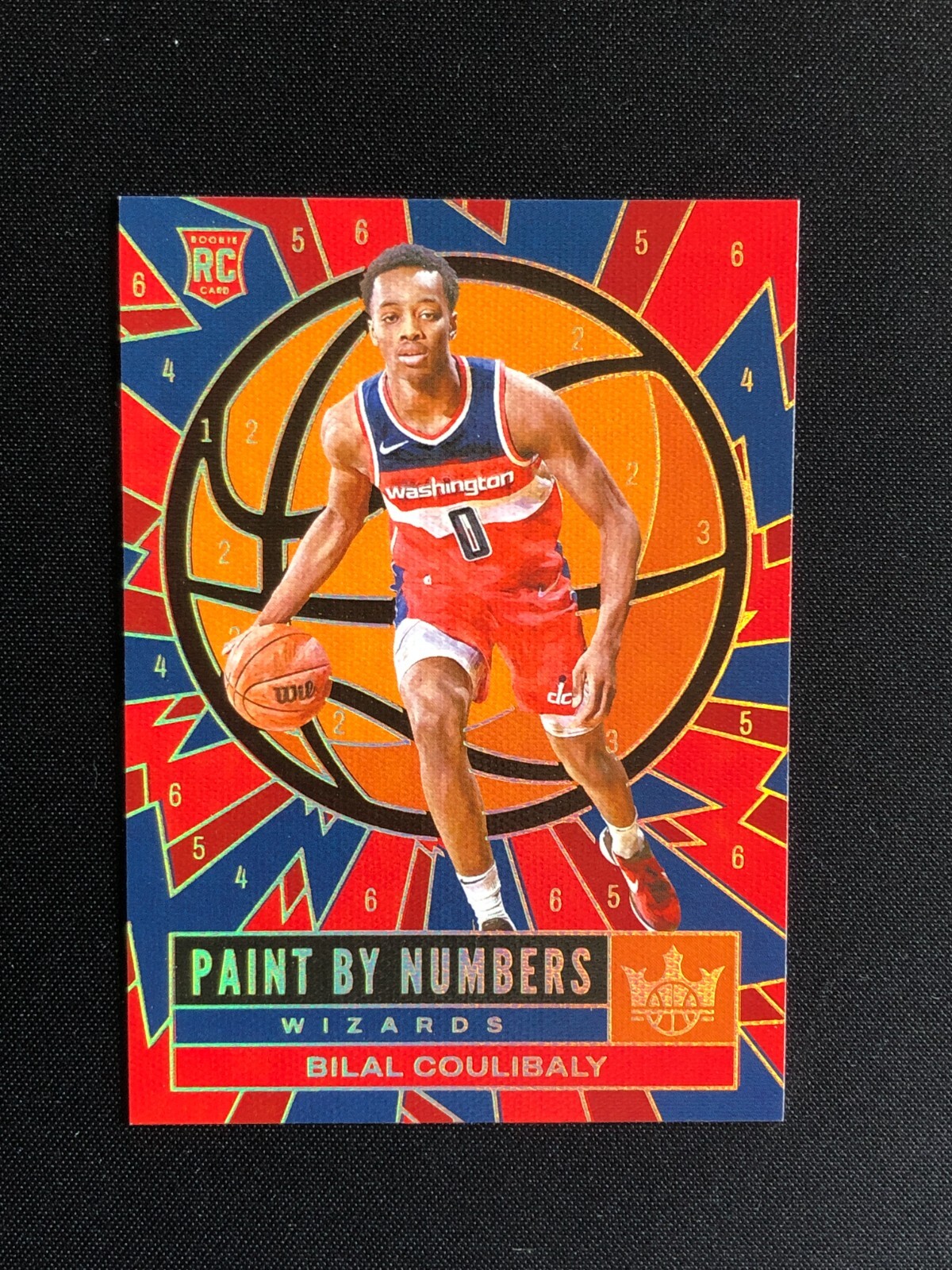 Bilal Coulibaly 2023-24 Panini Court Kings RC Paint By Numbers SSP Case Hit #8