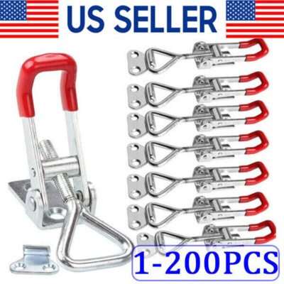 Steel Toggle Latch Catch Adjustable Lock Clamp Anti-rust Clip For Box Case lot
