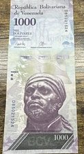 🇻🇪 Venezuela 1000 Bolivar 2017 World Paper Money UNC Currency Bill Banknote