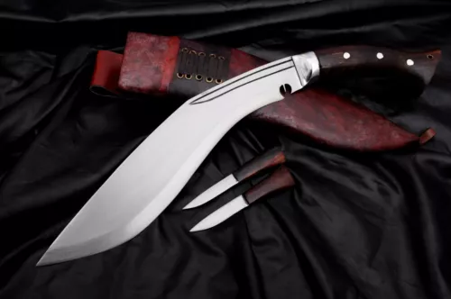 Authentic Gurkha kukri machete-12 inches Long Blade-Large hunting machete-combat