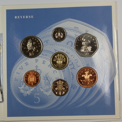 1991 GREAT BRITAIN / NORTHERN IRELAND UK - OFFICIAL BRITISH MINT UNC SET (7) - 第 5/11 張圖片