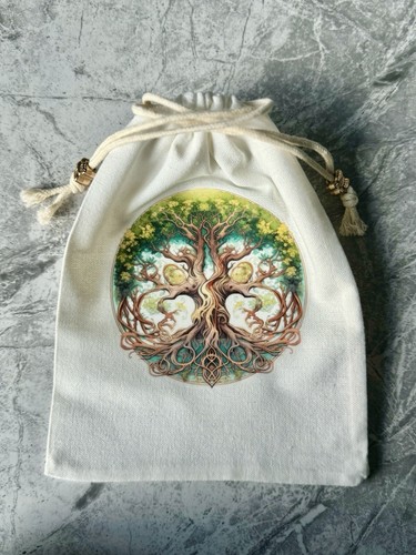 Lebensbaum Tarot Etui für Kristalle, Orakelkarten - Bild 3 von 4