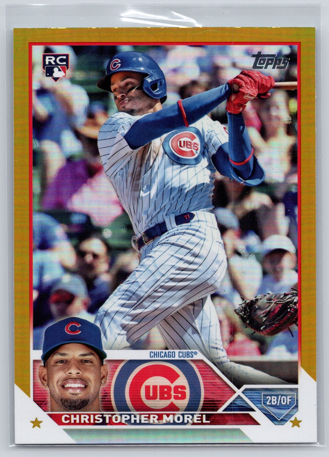 2023 Topps #308 Christopher Morel Gold Foil 13a