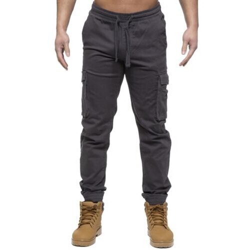 Enzo Jeans Mens Cargo Combat Joggers Casual Elasticated Work Pants - Picture 4 of 44