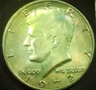 1972 50C Kennedy Half Dollar Uncirculated from Mint Set BU