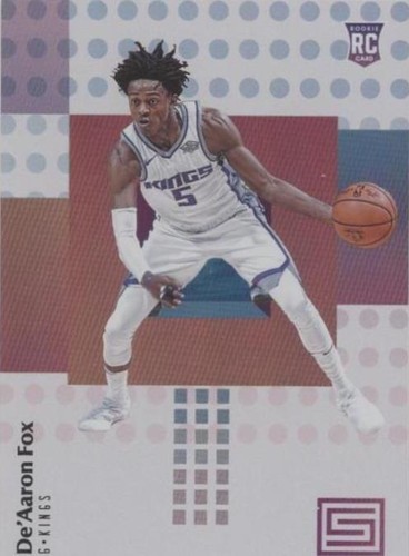 2017-18 Panini Status Freshman Signatures De'Aaron Fox #FS-DFG