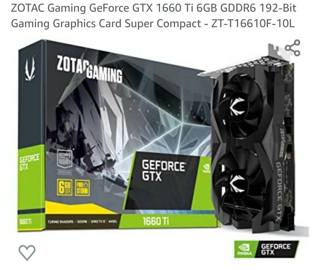 Graphics Card Zotac Gaming Geforce Gtx 1650 Gddr6 ZOTAC GAMING