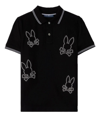 Papiko☆ PSYCHO BUNNY POLO KIDS B0K284B200 BLK | eBay