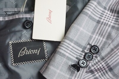 Brioni Brunico CURRENT Cashmere Blend Sport Coat Jacket Sz 48R