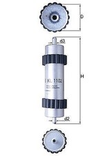 MAHLE Kraftstofffilter  für AUDI