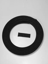 50' x 1/2" Black PET Flexible, Expandable Tubing, Woven Tubing