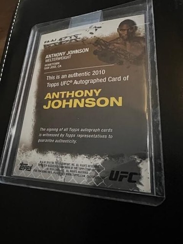 2010 topps ufc autograph Pick Your Fighter - Picture 20 of 82