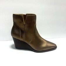 Crown Vintage Womens Larett Bootie Bronze Size 10M