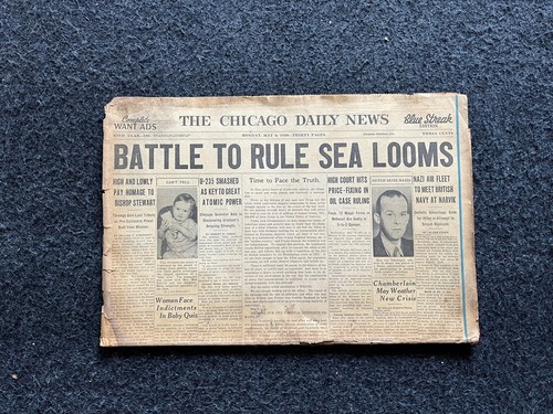 Best of the Rest - Late WW2 European Theatre Newspaper - Original Vintage World
