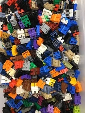 LEGO LOT OF 50 MINIFIGURE LEG PIECES RANDOMLY SELECTED PANTS PEOPLE BODY PARTS