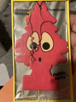 6 Little Tree Bubble Berry Air Fresheners ~ Discontinued Scent ~ Freshners