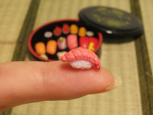 Re-Ment Miniatures Mini Food Sample Petit Japan Gorgeous Sushi Full Set RARE - Picture 8 of 9