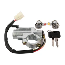 Ignition Switch Door Lock Cylinder for 1986-1996 Nissan D21 Pathfinder MT 2 KEY