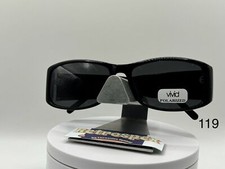 Vintage Designer Y2K Sunglasses Wrap Around OEM Grey Polarized Sun Lenses