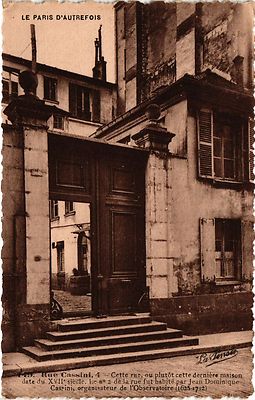 Old postcard Paris 14th Le Paris d'Autrefois, Rue Cassini (310779)