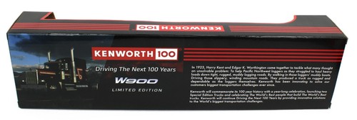 DCP 1:64 *KENWORTH 100th ANNIVERSARY* W900L 86" Studio Sleeper & 53' Van Trailer - Picture 8 of 9