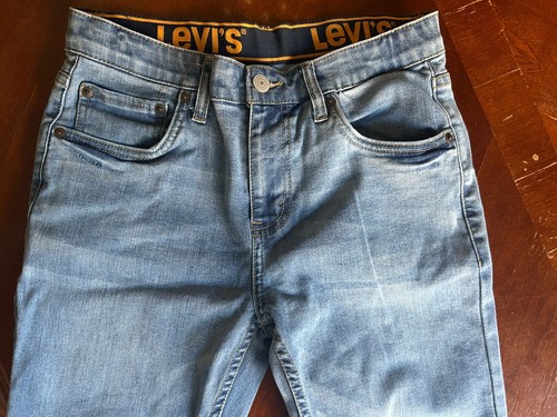Levi's 510 Jeans Boys Size 16Reg 28X30 Skinny Denim Blue Worn Once - Picture 4 of 4