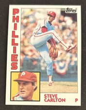 1984 Topps Steve Carlton Baseball Card #780 Phillies HOF VG O/C