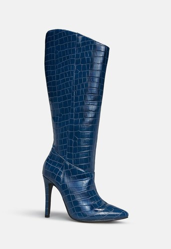 Wide Calf High Heel Boot Size 