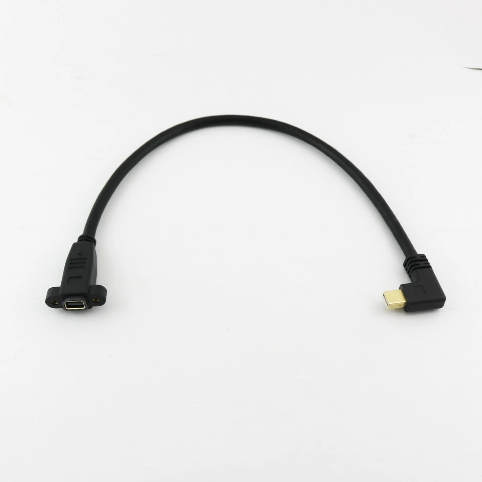 30cm Mini DisplayPort Male to Female Panel Mount Mini DP Extension Cable Cord - Image 3 of 4