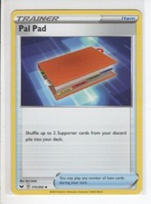 PAL PAD TRAINER SWORD & SHIELD SET POKEMON CARD 172/202 VG