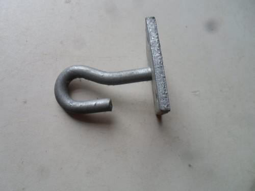 Gancho o anillo de alta resistencia en placa 50 mm resistente negro o galvanizado - Imagen 12 de 22