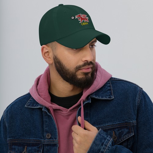Wrexham Minimalist Design Embroidered Vintage Dad Hat Soccer Football Cap - Picture 4 of 13