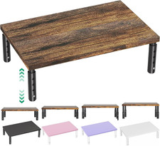 Adjustable Monitor Stand Riser for Desk, Computer Laptop Stand, Desk Organizer