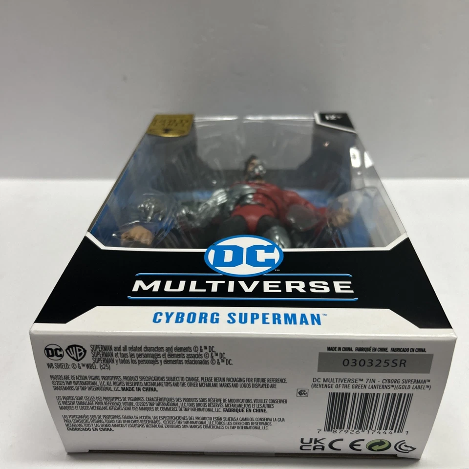 McFarlane DC Multiverse 2025 - Cyborg Superman (Revenge Green Lanterns) - Dorado Foto 4 de 4