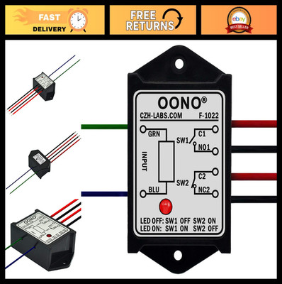 8Amp Power Relay Module, DPST 1NO 1NC, AC/DC 12V Control, Switch Controller