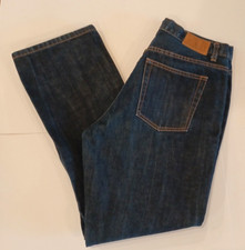 VTG J. Crew Women's straight leg button fly jeans FITS 31x29 -Size 12 dark wash