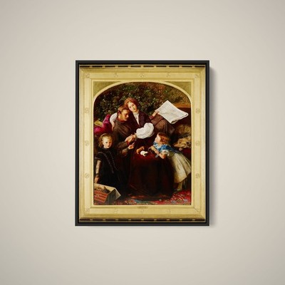 John Everett Millais - Peace Concluded Framed - Art Print on Paper or Canvas