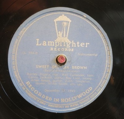 Lamplighter All Stars 78 RPM / My Melancholy Baby  (803-0725-AN)