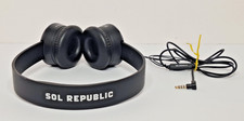 SOL REPUBLIC Tracks V8 On-Ear Wired Headphones Adjustable Headband Tested