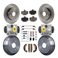 Transit Auto K8S-104235 Kit Brake Disc and Pad Front & Rear for Smart Fortwo