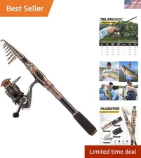 Durable Telescopic Fishing Rod & Reel Set – Comfort Grip & High Line Capacity