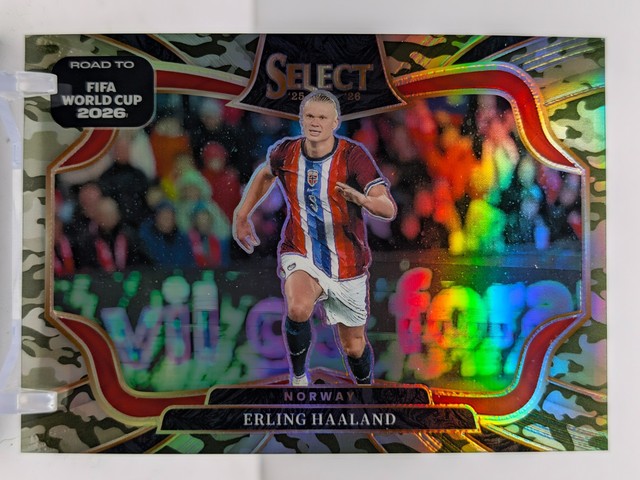 2025-26 Panini Select FIFA - Erling Haaland Field Level Camo - /199