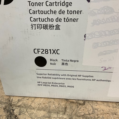 Neu Original HP CF281XC Schwarz Tonerkartusche Box HP LaserJet Enterprise MFP M630 - Bild 2 von 3