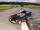 Batmobile Autoworld Thunderjet Chassis Charcoal Gray — photo 1
