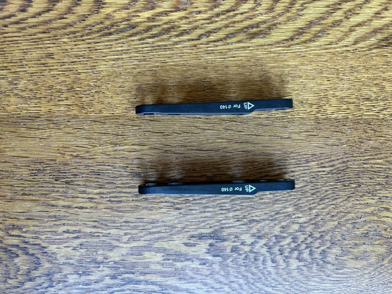 Shimano Y8N230000 Front Disc Brake Flat Mount Adapter 140/160/180mm