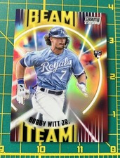 Bobby Witt Jr RC 2022 Stadium Club Chrome Beam Team BT-25 Royals