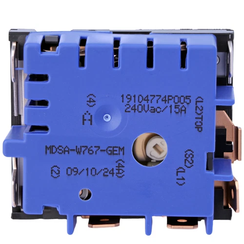 US Stock New WB24X25013 Dual Burner Control Switch 240V 15A Fits Electric Range - product listing photo