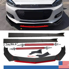 Front Bumper Rear Lip Spoiler Splitters Body Kit For Chevrolet Cruze