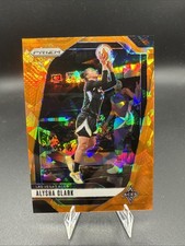 2024 Panini Prizm WNBA Orange Cracked Ice #101 Alysha Clark Las Vegas Aces