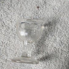 Antique Vintage Glass Medical Cupping Device Eye Wash Cup Pre-1930 Collectible M